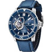 Resim Pagani Design Pd-1674 Erkek 200m Su Geçirmez Tourbillon Saat Otomatik Mekanik Saat Safir Kristal Paslanmaz Çelik Gümüş - Mavi 