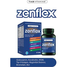 Resim Zenflex 60 Tablet Glukozamin Kondroitin Msm Tip Iı Kolajen 