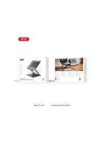 Resim C182 Fanlı Metal 360 Dönebilen 17,3 İnç Katlanabilir Dizüstü Bilgisayar Standı 