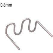 Resim 500 Adet / Paket Otomatik Tampon Plastik Tamir Kaynak Makinesi Sıcak Eriyik Plastik Kaynak Aracı Kaynak Teli Yama, Stil: Yama 8 0.8mm 