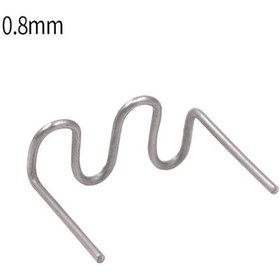 Resim 500 Adet / Paket Otomatik Tampon Plastik Tamir Kaynak Makinesi Sıcak Eriyik Plastik Kaynak Aracı Kaynak Teli Yama, Stil: Yama 8 0.8mm 