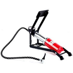 Resim Bisiklet Motosiklet Lastik Tekerlek Şişirme Pompası Ayak Pompası 