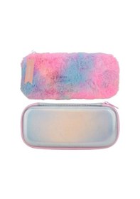 Resim Syloon Eva Pembe-mor Peluş Kalem Kutusu Sd072508 Karışık 