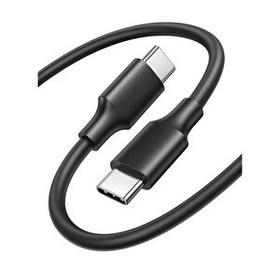 Resim Bix BX-UC02C 60 W Type-C To Type-C 1 M Siyah Hızlı Şarj ve Data Kablosu 