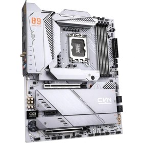 Resim Colorful Cvn Ark Frozen V20 Z890 Ddr5 8400MHZ Atx LGA1851 Gaming (Oyuncu) Anakart 