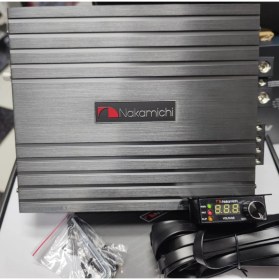 Resim Nakamichi Özel Nkxd Serisi 1500.1 D Class Monoblack Dijiatl Göstergeli Bass Kontrol Kumandalı Oto Amfi 