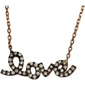 Resim Altın Kaplama Gümüş Love Kolye G129Kl Altınsepeti 