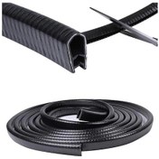 Resim Powermaster Pm-26301 U Tip Araç Kapı Çarpma Çizik Engelleyici Koruyucu 5 Metre Şerit Siyah 