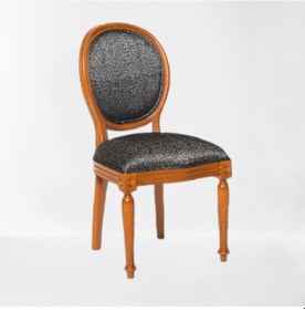 Resim Bengimobilya Sandalye Madalyon Model Kayın Ince Torna Retro Ayak Parlak Ceviz (396763528) 