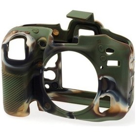 Resim Easycover Nikon D7100/D7200 Silikon Kılıf Ecnd7100C (Kamuflaj) 