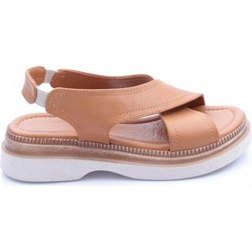 Resim Dgn 61-19 Kadin Sandalet Taba 