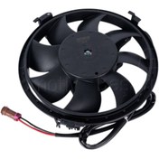 Resim Volkswagen Passat Audi A4 A6 A8 1.6 1.8 1.8T 1.9 TDI 2.4 2.8 V6 1996 Sonrası Fan Motoru (Davlumbazlı 280 Mm 2 Fiş 8 Kanat) 