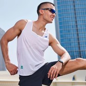 Resim FEISUPAO Hafif Hızlı Kuruyan Koşu Yeleği - Erkekler ve Kadınlar için Nefes Alabilen File Kolsuz Tank Üstü, Maraton, Triatlon, Bisiklet ve Açık Hava Sporları için Hafif Tasarım, Bahar/Yaz/Sonbahar, Atletik Giyim, Şık Spor Görünümü, Dayanıklı Spor Giyim 