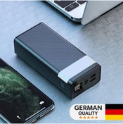 Resim Woyax 30000mAh Dijital Göstergeli Fenerli Powerbank 22.5W Hızlı Taşınabilir Şarj Cihazı 