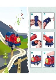 Resim Seher Oyuncak 147 Parça Çantalı Tren Seti - Standart Standart 