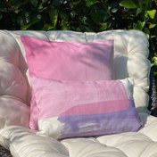 Resim Sertex Home Soyut Desenli Renkli Dikdörtgen Kırlent - 50x30 cm 