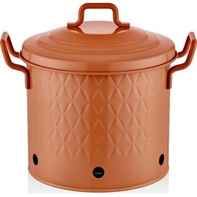 Resim The Mia Prizma Patates & Soğan Kabı Terracota 30x30x30 Cm 