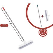 Resim FLORA FT508 KROM MOP APARATI VE F162 SIRT YIR FIRÇASI 