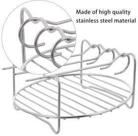 Resim Populer Korkmaz Air Pro Airfryer 4 Litre ile Uyumlu Izgara Teli 3 Şişli 