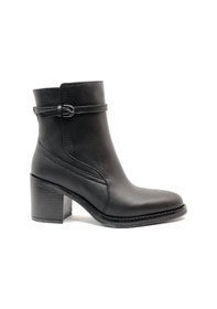 Resim Greyder 34061 Zn Ankle Topuklu Deri Kadın Bot Siyah 