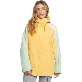 Resim Roxy Highridge Hoodie Kadın Sarı Snowboard Mont 