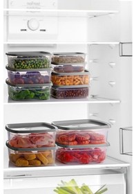 Resim Nandy Home Easybox Mikrodalga Ve Difrizde Kullanılabilen Çok Amaçlı Saklama Kabı12'li Set Antrasit 