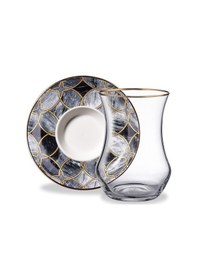 Resim Korkmaz Lorena Collection 12 Parça Çay Bardak Seti A8738-1 Şeffaf 
