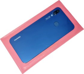 Resim Huawei P20 Lite Arka Pil batarya Kapağı + PİL (CAM KAMERA LENSİ) MAVİ 