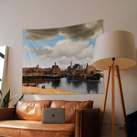 Resim View of Delft Duvar Örtüsü - 160 cm x 220 cm 