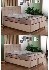Resim Spring Yatak Seti / Spring Yaylı Yatak + Baza + Başlık / 150x200 