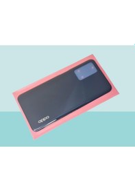 Resim Tkgz - Oppo A16 Arka Pil Batarya Kapağı - Siyah Çok Renkli 