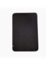 Resim Cattie Altıgen Model Kum Toplayıcı Fonksiyonel Kedi Paspası Gri 37x50cm 