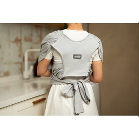 Resim Babyjem Bel Destekli Pratik Kanguru Syling Gri 