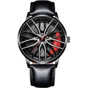 Resim 2xudc C6 HW011 Erkek Lüks Saatler Spor Araba Saatler 3D Spor Jant Hub Tekerlek Kol Saati Araba Kuvars Erkek Saatler Yaratıcı Relogio Masculi (Yurt Dışından) 