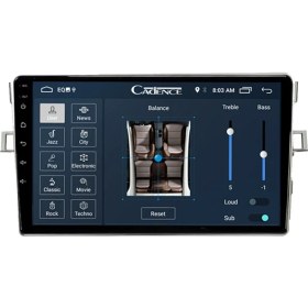 Resim Toyota Verso Android Carplay Navigasyon Multimedya Ekran Teyp 2gb Ram + 16GB HDD 