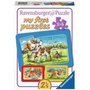 Resim Ravensburger 3x6 Parça Puzzle Animal Friends 070626 