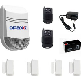 Resim Opax Kablosuz Alarm 4 Kontaklı Paketi 