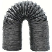 Resim Willowhaven Esnek Siyah Pvc Menfez Hortumu 4 İnç 6 M İç Ve Dış Mekan Hvac Sistemleri 