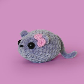 Resim The Gookie Amigurumi Sad Hamster Tığ Kiti, Amigurumi Örgü Seti Tığ Işi Örgü Oyuncak 