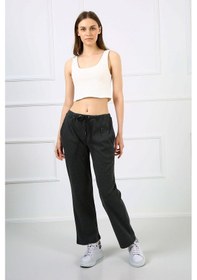 Resim Alexander Gardi B21-1020 Fitilli Geniş Paça Eşofman Altı Gri 