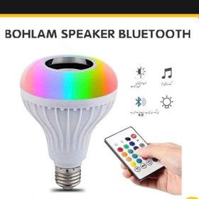 Resim Bluetooth Hoparlörlü RGB LED Ampul 