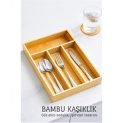 Resim shopwave Bambu Çekmece İçi Kaşıklık Organizer 