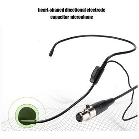 Resim Moveevo Kollektif Yönlü, Ses Kalitesi Ve Gürültü Engelleme Özellikli Mini Xlr 3pin Ba3f Bağlı Kafa Tipi Mikrofon Bel Taşınabilir Transistör İçin Diğer 