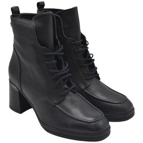 Resim Kadın Topuklu Deri Bot Siyah 2254706k Siyah 