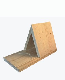 Resim Tiydem Kitap Sayfası Tutucu Standı, Bardak Tutuculu Ahşap Üçgen Ayraç, Masa Üstü Kitap Okuma Desteği 