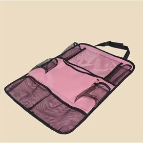 Resim Xuweiwei Pink Renkli Dayanıklı Oxford Kumaş Araç Koltuğu Depolama Üç Katlı Askı Cepleri 