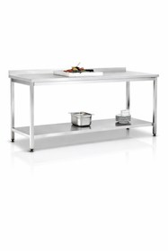 Resim sc sonsesconcept Sc Sonses Concept Çalışma Tezgahı Alt Tablalı , Paslanmaz , Çelik , Krom, 240X60X85 
