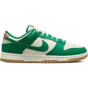 Resim Nike Dunk Low Leather Women Sneaker Deri Beyaz Yeşil Spor Ayakkabı Kadın 