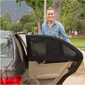 Resim Ankaflex Araba Araç Oto Yan Cam Güneşlik Örtü Perde Kılıf Güneşliği (2 Adet) 