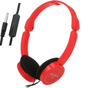 Resim Vkemall Kubıte T-111 Kulaküstü Kablolu Kulaklık 3.5mm, Çevrilebilir, 60g Hafif, Ses Yalıtımı, Müzik Ve Oyun İçin Kırmızı Diğer 